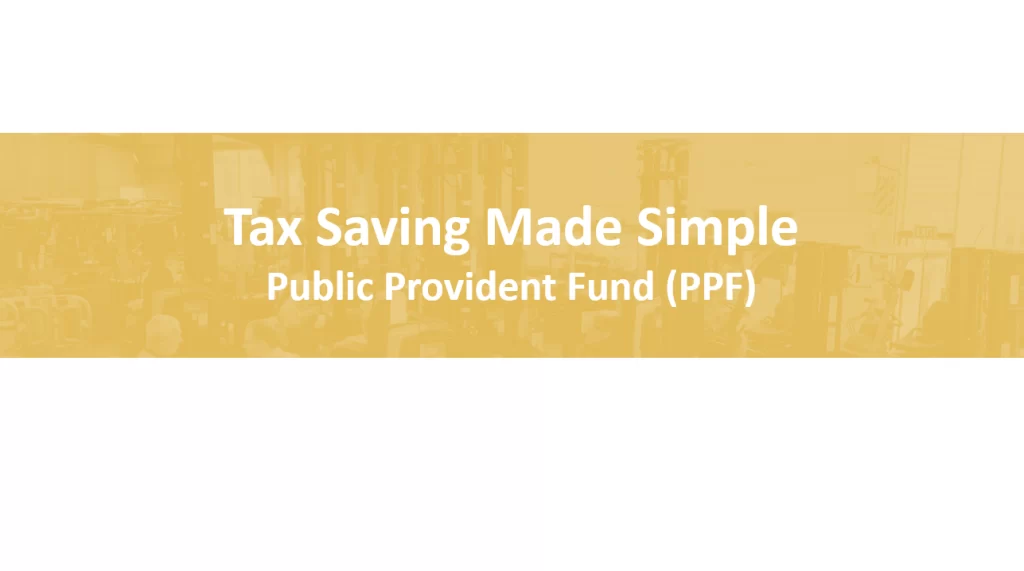 PPF Public Provident Fund